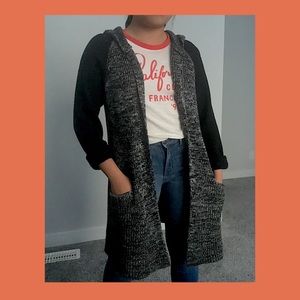 🍂3/$30 Warm Knit Cardigan with Hood